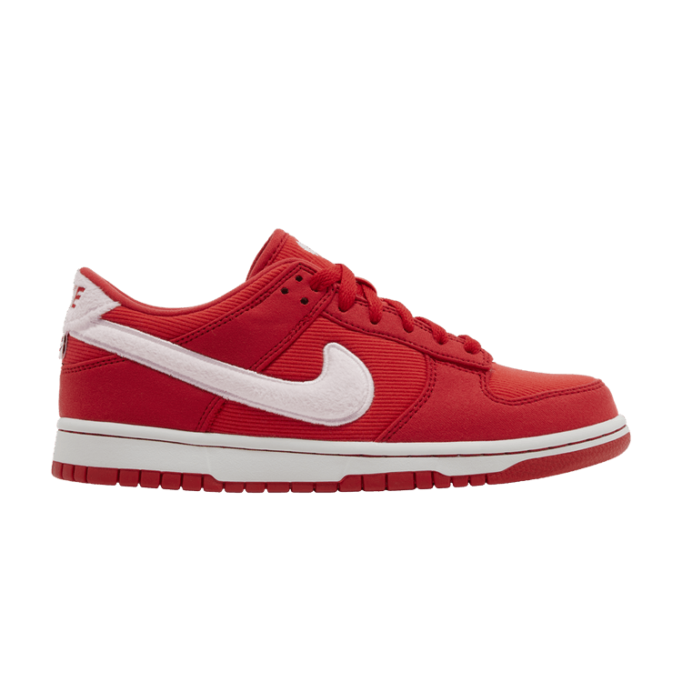 Nike Dunk Low GS 'Valentine's Day 2024' — Fire Red/Pink Foam/Light Crimson/White/Team Red