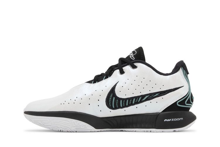 Nike LeBron 21 'Conchiolin' — White/Black/Bicoastal/Photon Dust (4)