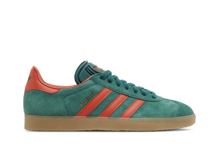 adidas Gazelle 'Collegiate Green Preloved Red' — Collegiate Green/Preloved Red/Gum