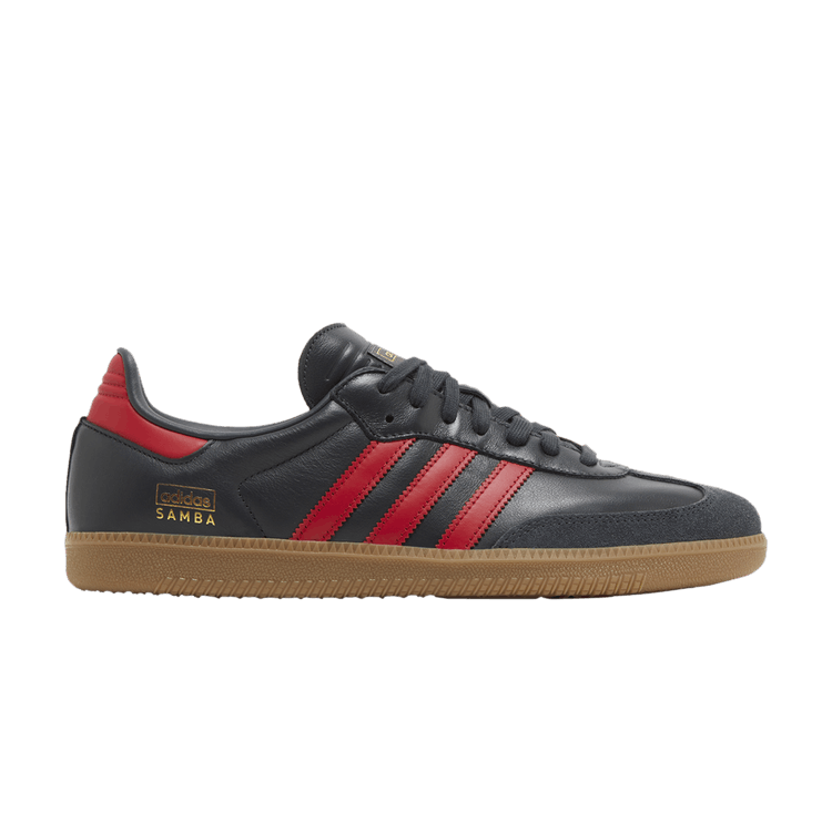adidas Samba OG 'Carbon Scarlet' — Carbon/Better Scarlet/Gum