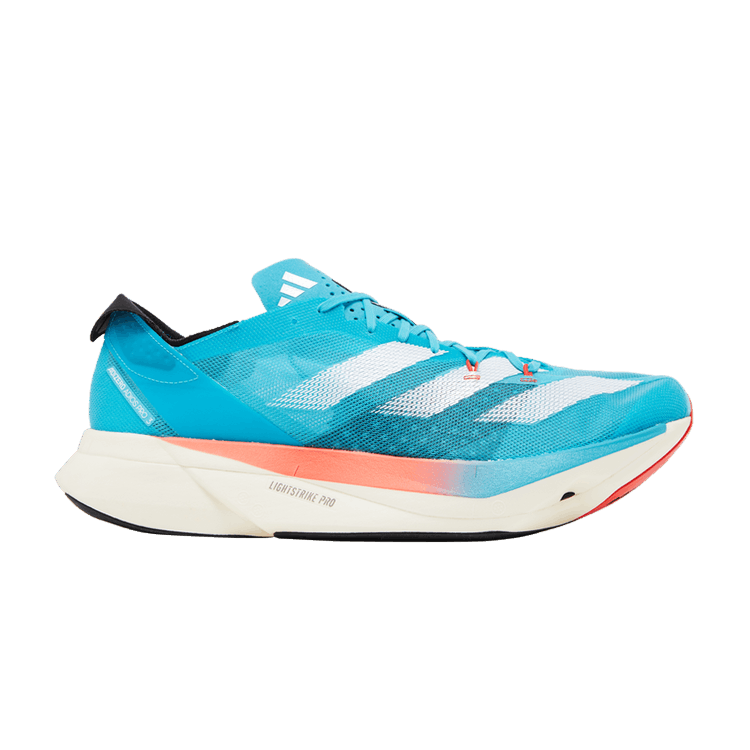 adidas Adizero Adios Pro 3 'Lucid Cyan' — Lucid Cyan/Cloud White/Bright Red