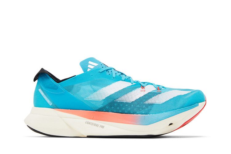 adidas Adizero Adios Pro 3 'Lucid Cyan' — Lucid Cyan/Cloud White/Bright Red