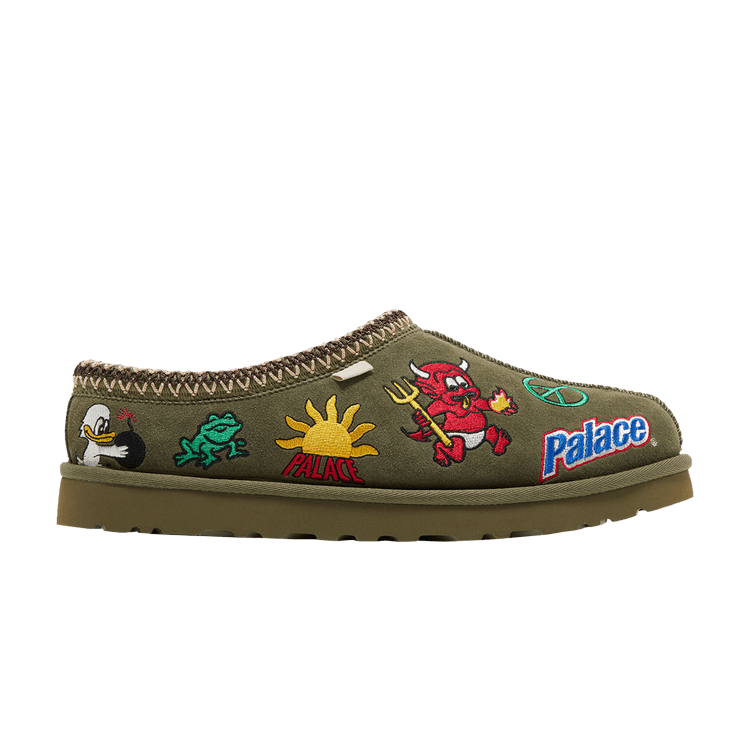 Palace x UGG Tasman Slipper 'Burnt Olive' — Burnt Olive