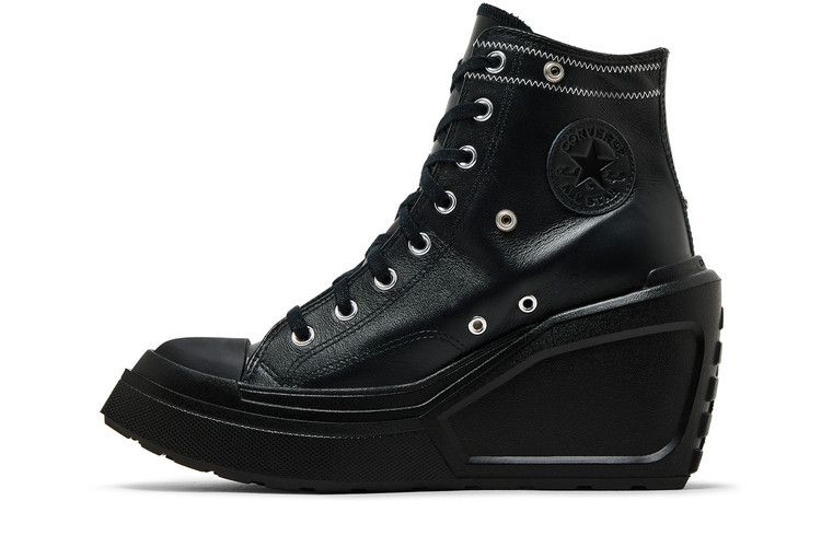 Martine Ali x Converse Wmns Chuck 70 De Luxe Wedge 'Triple Black' — Black/Black/Black