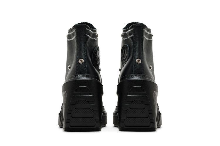 Martine Ali x Converse Wmns Chuck 70 De Luxe Wedge 'Triple Black' — Black/Black/Black