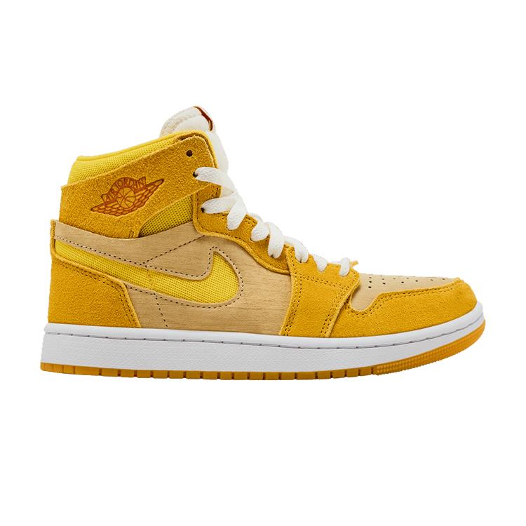 Wmns Air Jordan 1 High Zoom Comfort 2 'Yellow Ochre' — Yellow Ochre/Tour Yellow/Pale Vanilla/Safety Orange/Sail/White