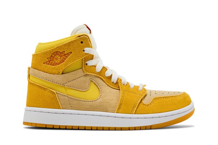 Wmns Air Jordan 1 High Zoom Comfort 2 'Yellow Ochre' — Yellow Ochre/Tour Yellow/Pale Vanilla/Safety Orange/Sail/White