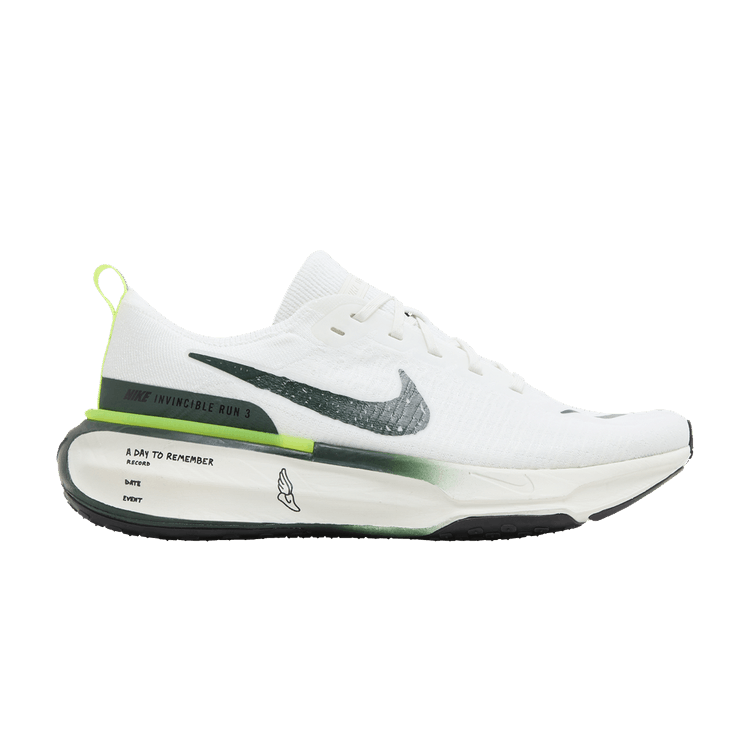 Nike ZoomX Invincible Run Flyknit 3 'Wake Up Pack' — White/Pro Green/Volt/Black/Sail