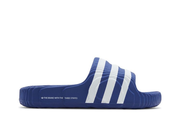 adidas Adilette 22 Slide 'Royal Blue White' — Royal Blue/Royal Blue/Cloud White