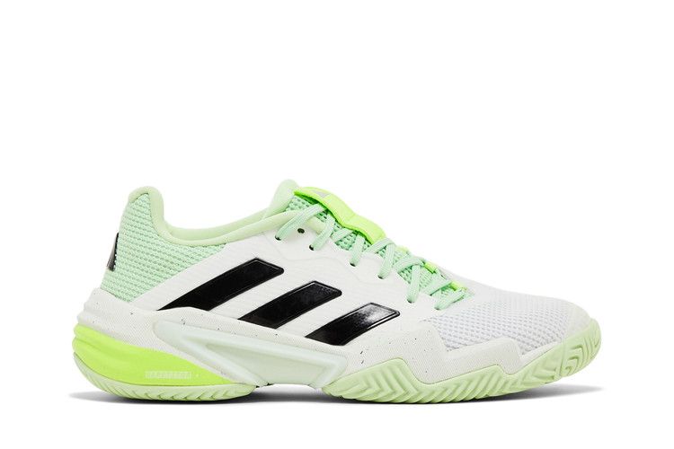 adidas Barricade 13 'White Semi Green Spark' — Cloud White/Core Black/Semi Green Spark