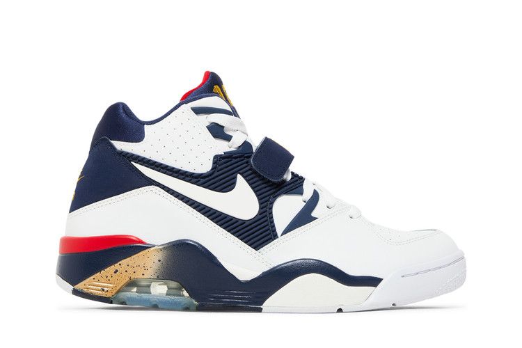 Nike Air Force 180 'Dream Team' 2012 — White/White-Midnight Navy-Metallic Gold