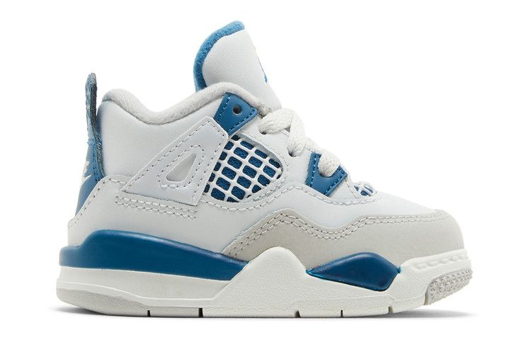 Air Jordan 4 Retro TD 'Military Blue' 2024 — Off White/Military Blue/Neutral Grey