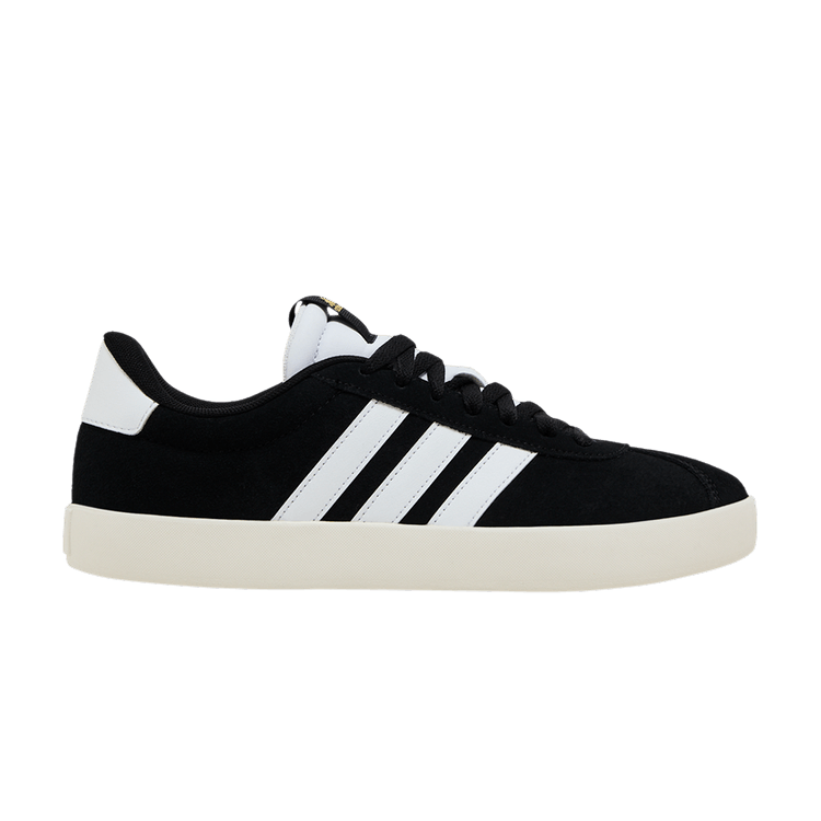 Adidas Wmns VL Court 3.0 'Black White' — Core Black/Cloud White/Gold Metallic