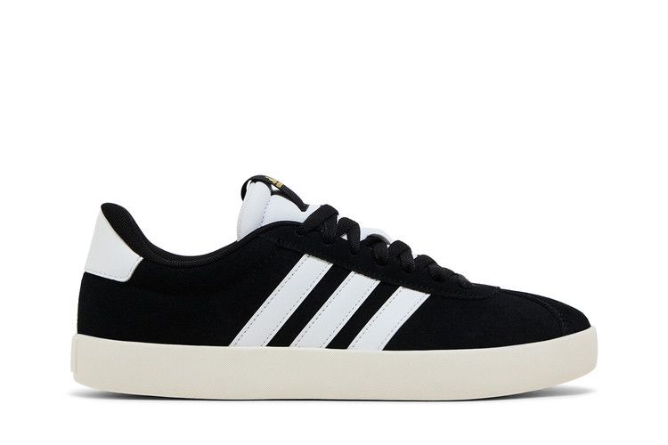 Adidas Wmns VL Court 3.0 'Black White' — Core Black/Cloud White/Gold Metallic