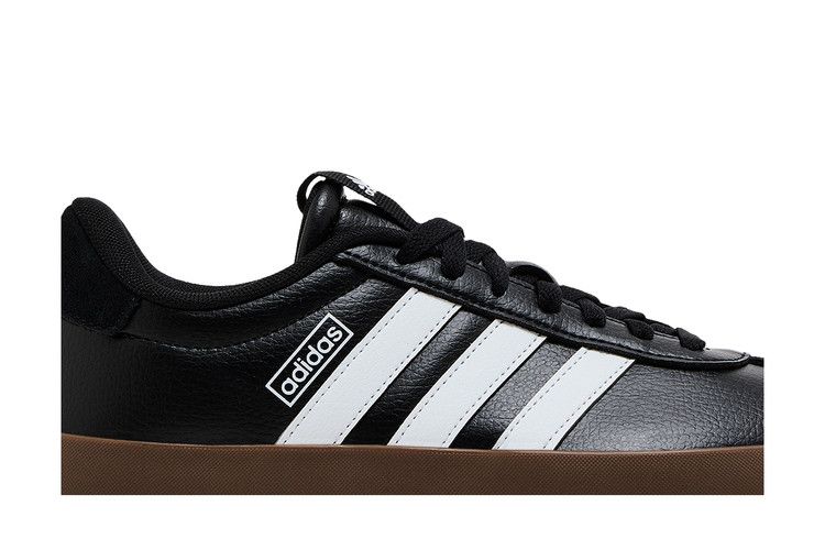adidas Wmns VL Court 3.0 'Black White Gum' — Core Black/Cloud White/Gum
