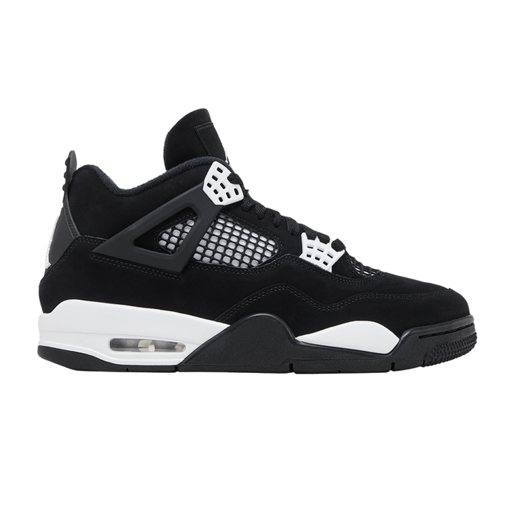 Air Jordan 4 Retro 'White Thunder' — Black/White/Black