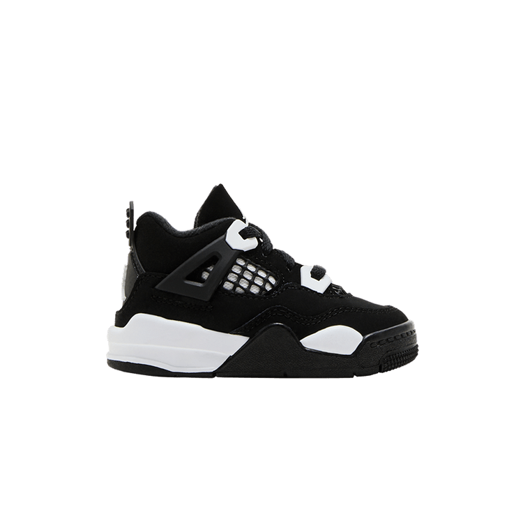 Air Jordan 4 Retro TD 'White Thunder' — Black/White/Black