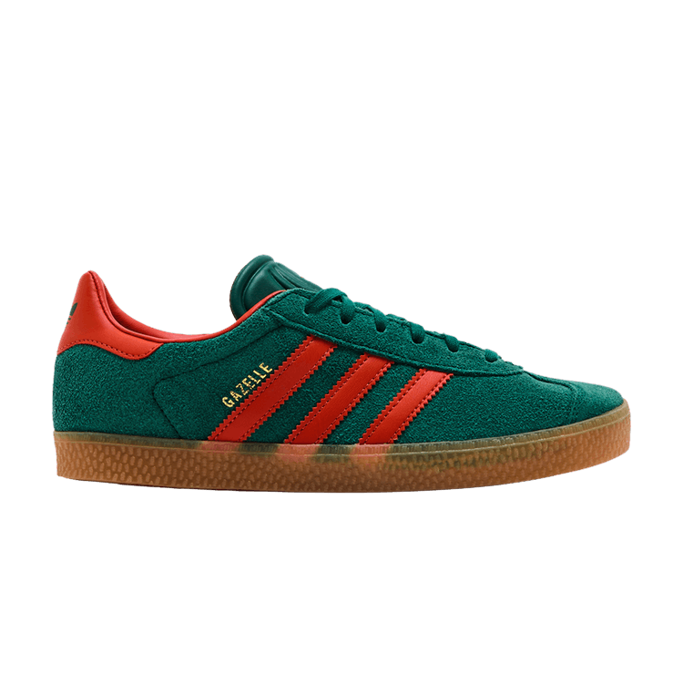 adidas Gazelle J 'Collegiate Green Preloved Red' — Collegiate Green/Preloved Red/Gum