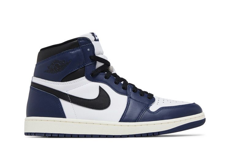 Air Jordan 1 Retro High OG 'Midnight Navy' — Midnight Navy/Black/White/Sail