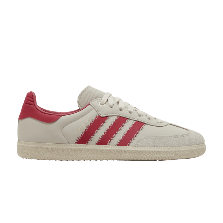 Pharrell x adidas Samba Human Race 'Aluminium Glory Red' — Glory Red/Aluminium/Aluminium