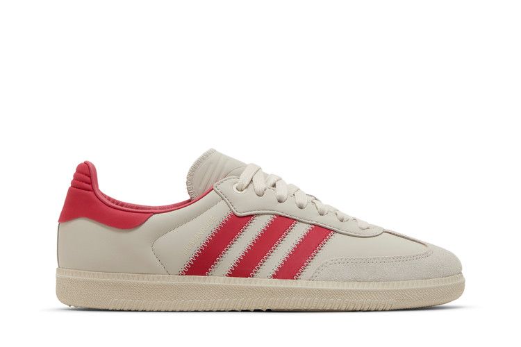 Pharrell x adidas Samba Human Race 'Aluminium Glory Red' — Glory Red/Aluminium/Aluminium