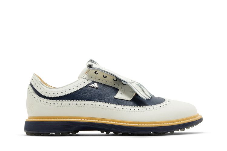 Malbon Golf x adidas MC87 Spikeless Golf 'Off White Collegiate Navy' — Off White/Collegiate Navy/Crystal Jade