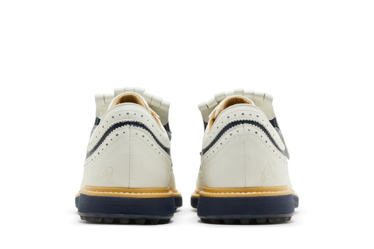 Malbon Golf x adidas MC87 Spikeless Golf 'Off White Collegiate Navy' — Off White/Collegiate Navy/Crystal Jade