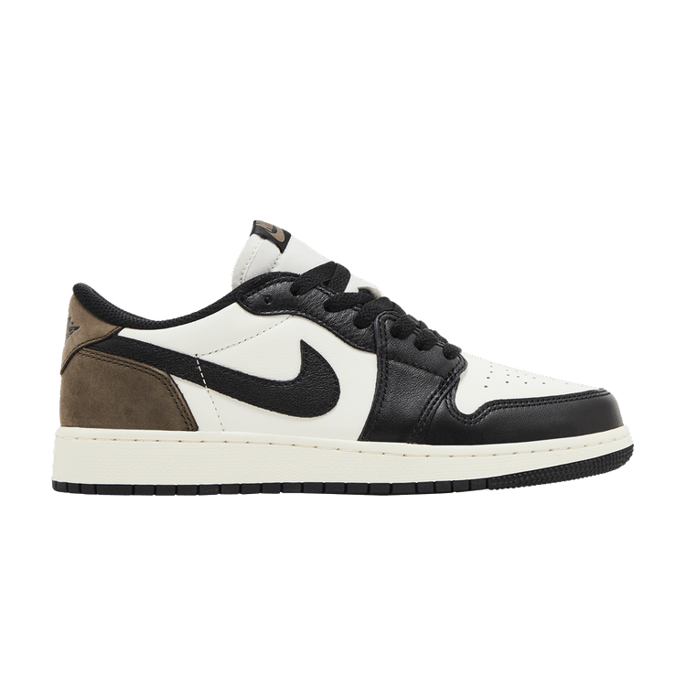 Air Jordan 1 Retro Low OG GS 'Mocha' — White/Black/Dark Mocha