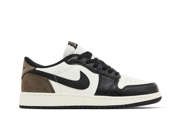 Air Jordan 1 Retro Low OG GS 'Mocha' — White/Black/Dark Mocha