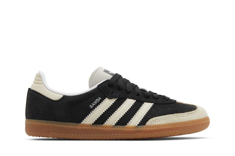 adidas Wmns Samba OG 'Black Wonder White' — Core Black/Wonder White/Silver Metallic