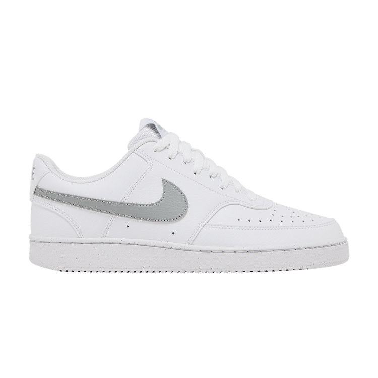 Nike Court Vision Low Next Nature 'White Light Smoke Grey' — White/White/Light Smoke Grey