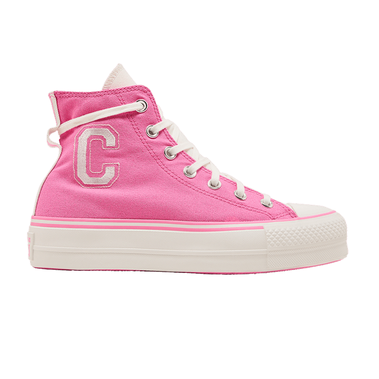 Converse Wmns Chuck Taylor All Star Lift Platform Retro Varsity High 'Oops Pink' — Oops Pink/Oops Pink