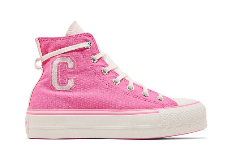 Converse Wmns Chuck Taylor All Star Lift Platform Retro Varsity High 'Oops Pink' — Oops Pink/Oops Pink