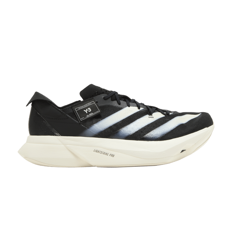 adidas Y-3 Adizero Adios Pro 3 'Black Off White' — Black/Black/Off White