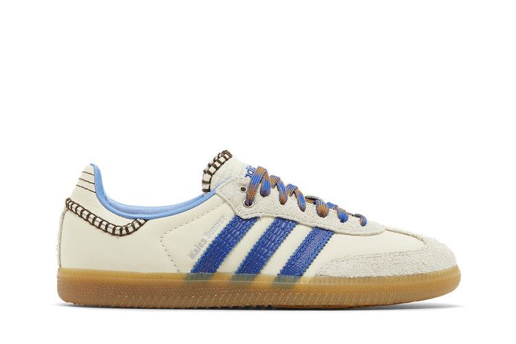 Wales Bonner x adidas Samba Nylon 'Wonder Clay Royal Blue' — Wonder Clay/Team Royal Blue/Wonder White