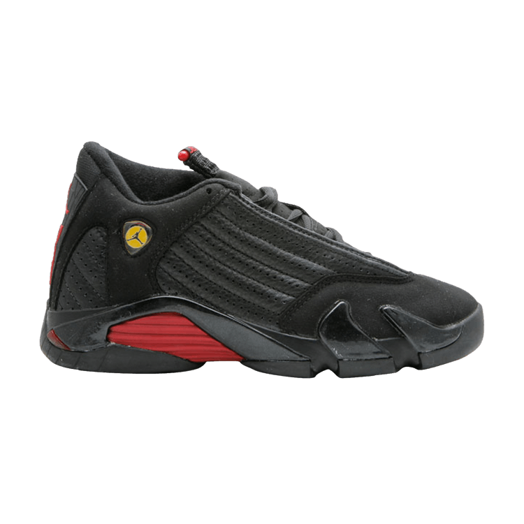 Air Jordan 14 OG BG 'Last Shot' 1999 — Black/Black/Varsity Red