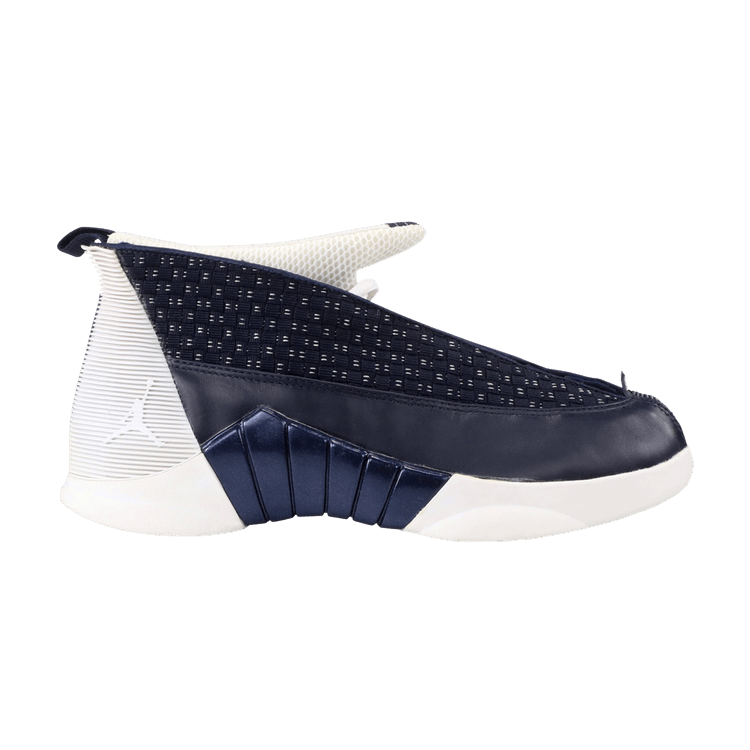 Air Jordan 15 OG BG 'Obsidian' 2000 — Obsidian/White/Metallic Silver