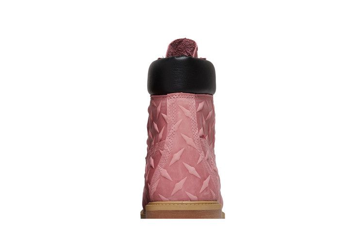 Supreme x Timberland 6 Inch Premium Waterproof Boot 'Embossed Diamond Plate - Pink' — Pink