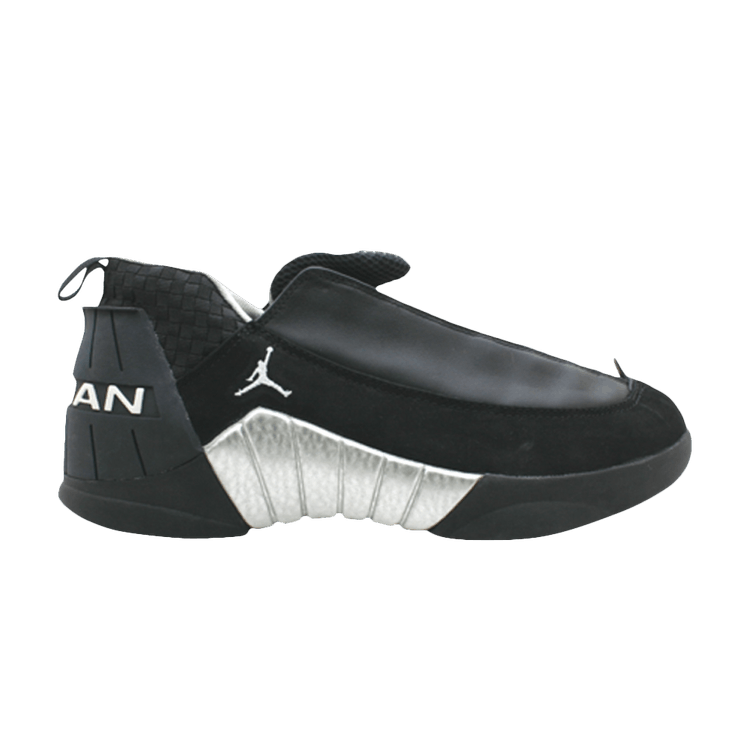 Air Jordan 15 OG Low BG 'Black Silver' — Black/White/Metallic Silver