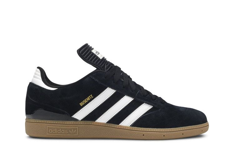 adidas Busenitz 'Black Gum' — Core Black/Cloud White/Gold Metallic