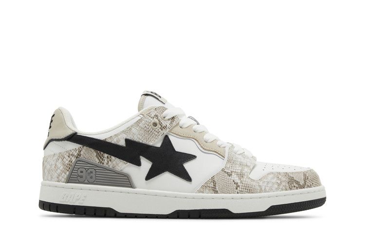 BAPE Sk8 Sta #1 'Beige Snakeskin' — Beige
