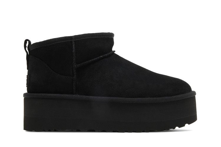UGG Wmns Classic Ultra Mini Platform Boot 'Black' — Black