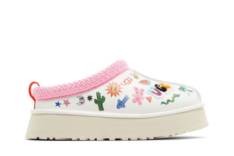 UGG Wmns Tazz Slipper 'Pop Sketch' — White