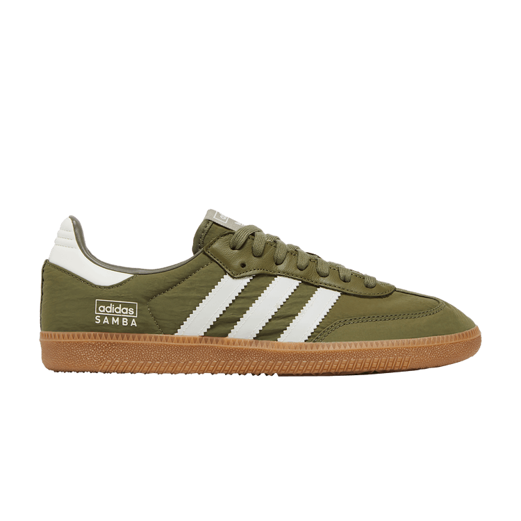 adidas Samba OG 'Reflective Nylon Pack - Focus Olive' — Focus Olive/Wonder White/Gum