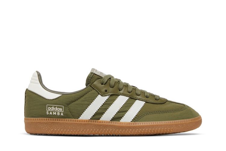adidas Samba OG 'Reflective Nylon Pack - Focus Olive' — Focus Olive/Wonder White/Gum