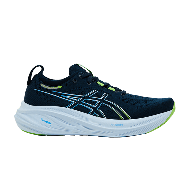 ASICS Gel Nimbus 26 'French Blue Electric Lime' — French Blue/Electric Lime