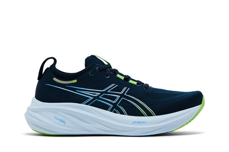 ASICS Gel Nimbus 26 'French Blue Electric Lime' — French Blue/Electric Lime