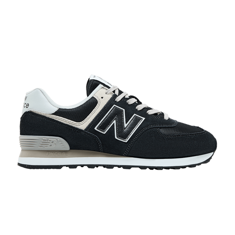 New Balance 574 4E Wide 'Core Pack - Black Grey' — Black/White