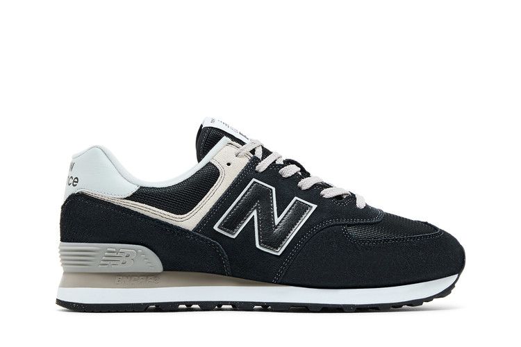 New Balance 574 4E Wide 'Core Pack - Black Grey' — Black/White