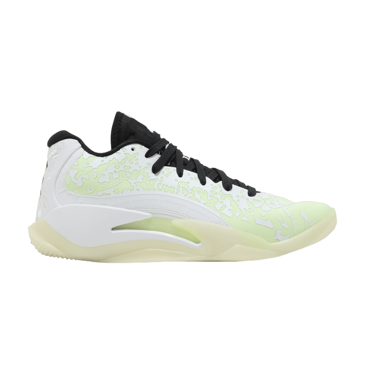 Air Jordan Zion 3 GS 'No Guts' — White/White/Black/Barely Volt/Volt